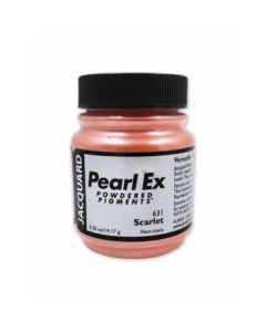 Jacquard Pearl Ex Powdered Pigments - 0.50 Oz (14.17 GM) Jar - Scarlet (631)