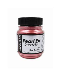 Jacquard Pearl Ex Powdered Pigments - 0.75 Oz (21.26 GM) Jar - Red Russet (653)