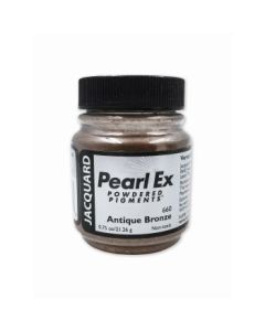 Jacquard Pearl Ex Powdered Pigments - 0.75 Oz (21.26 GM) Jar - Antique Bronze (660)