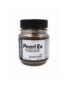 Jacquard Pearl Ex Powdered Pigments - 0.75 Oz (21.26 GM) Jar - Sunset Gold (665)