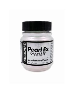 Jacquard Pearl Ex Powdered Pigments - 0.50 Oz (14.17 GM) Jar - Interference Violet (673)