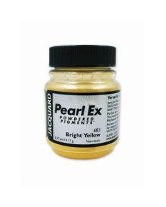 Jacquard Pearl Ex Powdered Pigments - 0.50 Oz (14.17 GM) Jar - Bright Yellow (683)