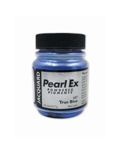 Jacquard Pearl Ex Powdered Pigments - 0.50 Oz (14.17 GM) Jar - True Blue (687)