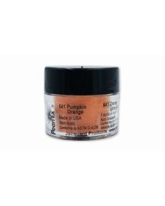 Jacquard Pearl Ex Powdered Pigments - 0.11 Oz (3 GM) Jar - Pumpkin Orange (641)