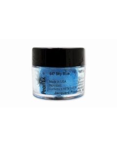 Jacquard Pearl Ex Powdered Pigments - 0.11 Oz (3 GM) Jar - Sky Blue (647)