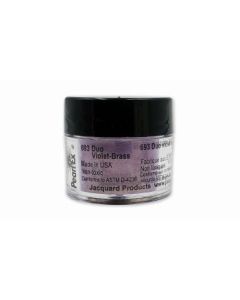 Jacquard Pearl Ex Powdered Pigments - 0.11 Oz (3 GM) Jar - Duo Violet-Brass (693)