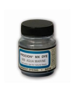 Jacquard Fabric Colours - Procion MX - Fiber Reactive Cold Water Dyes - 18.71 GM (2/3 Oz) Bottle - Aquamarine (069)