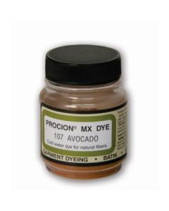 Jacquard Fabric Colours - Procion MX - Fiber Reactive Cold Water Dyes - 18.71 GM (2/3 Oz) Bottle - Avocado (107)