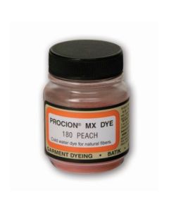 Jacquard Fabric Colours - Procion MX - Fiber Reactive Cold Water Dyes - 18.71 GM (2/3 Oz) Bottle - Peach (180)