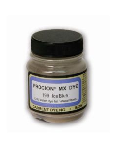 Jacquard Fabric Colours - Procion MX - Fiber Reactive Cold Water Dyes - 18.71 GM (2/3 Oz) Bottle - Ice Blue (199)