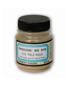 Jacquard Fabric Colours - Procion MX - Fiber Reactive Cold Water Dyes - 18.71 GM (2/3 Oz) Bottle - Pale Aqua (210)