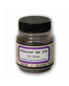 Jacquard Fabric Colours - Procion MX - Fiber Reactive Cold Water Dyes - 18.71 GM (2/3 Oz) Bottle - Violet (231)