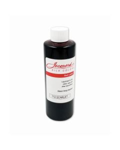 Jacquard Red Label - Silk Colour Dyes - 250 ML (8 Oz) Bottle - Scarlet Red (712)