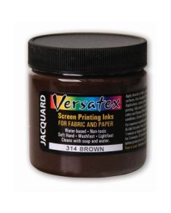 Jacquard Versatex Screen Printing Ink - 4 Oz (118.29 ML) Jar - Brown (314)