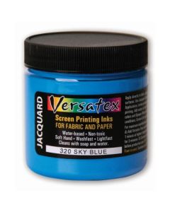 Jacquard Versatex Screen Printing Ink - 4 Oz (118.29 ML) Jar - Sky Blue (320)