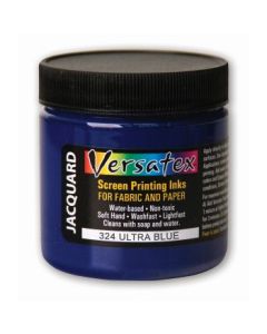 Jacquard Versatex Screen Printing Ink - 4 Oz (118.29 ML) Jar - Ultra Blue (324)