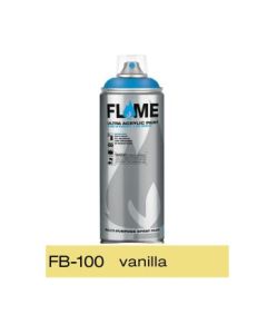 Flame Blue Low Pressure Acrylic Spray Paint 400 ML - Vanilla