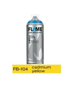 Flame Blue Low Pressure Acrylic Spray Paint 400 ML - Cadmium Yellow