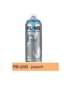 Flame Blue Low Pressure Acrylic Spray Paint 400 ML - Peach