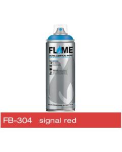 Flame Blue Low Pressure Acrylic Spray Paint 400 ML - Signal Red