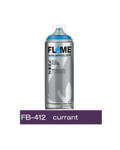 Flame Blue Low Pressure Acrylic Spray Paint 400 ML - Currant