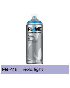 Flame Blue Low Pressure Acrylic Spray Paint 400 ML - Viola Light