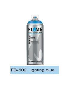 Flame Blue Low Pressure Acrylic Spray Paint 400 ML - Lighting Blue