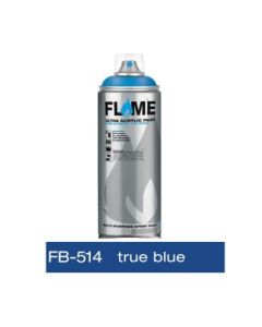 Flame Blue Low Pressure Acrylic Spray Paint 400 ML - True Blue