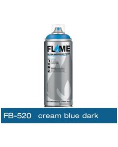 Flame Blue Low Pressure Acrylic Spray Paint 400 ML - Cream Blue Dark