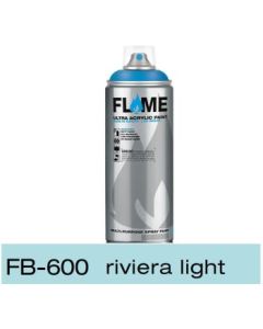 Flame Blue Low Pressure Acrylic Spray Paint 400 ML - Riviera Light