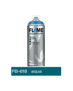 Flame Blue Low Pressure Acrylic Spray Paint 400 ML - Aqua