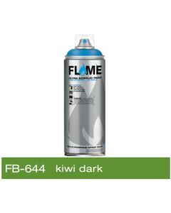 Flame Blue Low Pressure Acrylic Spray Paint 400 ML - Kiwi Dark