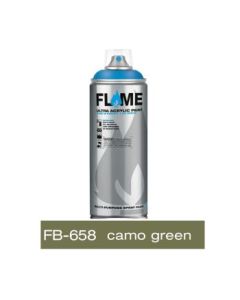 Flame Blue Low Pressure Acrylic Spray Paint 400 ML - Camo Green