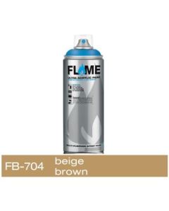 Flame Blue Low Pressure Acrylic Spray Paint 400 ML - Beige Brown