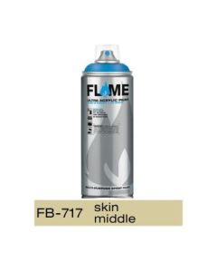 Flame Blue Low Pressure Acrylic Spray Paint 400 ML - Skin Middle