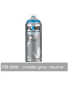 Flame Blue Low Pressure Acrylic Spray Paint 400 ML - Middle Grey Neutral