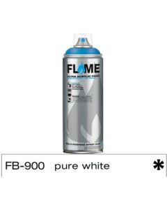 Flame Blue Low Pressure Acrylic Spray Paint 400 ML - Pure White