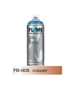 Flame Blue Low Pressure Acrylic Spray Paint 400 ML - Copper