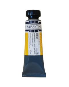 Mijello Mission Titanium Class Gouache for Design - Permanent Yellow Deep (205) - 15 ML