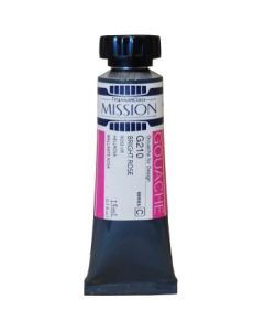 Mijello Mission Titanium Class Gouache for Design - Bright Rose (210) - 15 ML