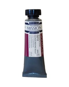 Mijello Mission Titanium Class Gouache for Design - Quinacridone Violet (212) - 15 ML