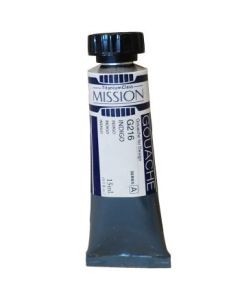 Mijello Mission Titanium Class Gouache for Design - Indigo (216) - 15 ML