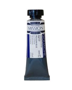 Mijello Mission Titanium Class Gouache for Design - Prussian Blue (217) - 15 ML