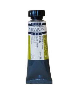 Mijello Mission Titanium Class Gouache for Design - Olive Green (226) - 15 ML