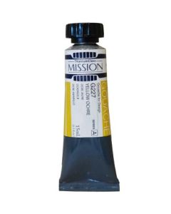 Mijello Mission Titanium Class Gouache for Design - Yellow Ochre (227) - 15 ML