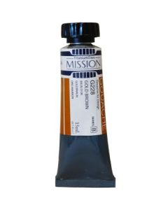 Mijello Mission Titanium Class Gouache for Design - Gold Brown (228) - 15 ML