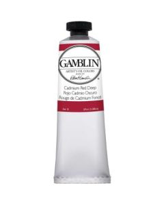 Gamblin Artists' Oil Colour - Tube of 37 ML - Cadmium Red Deep (160)