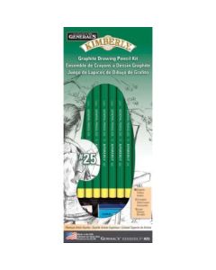 General's Kimberly Premium Graphite Drawing Pencils - Art Set of 12 Pieces