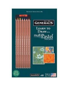 General's Learn to Draw with MultiPastel Chalk Pencil Kit