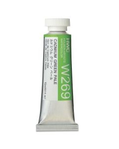 Holbein Artists' Watercolour - Tube of 15 ML - Cadmium Green Pale (269)